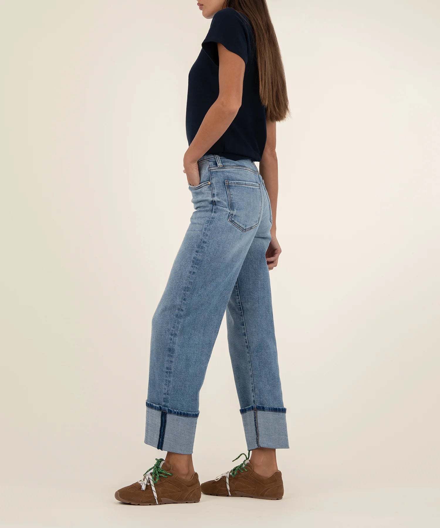 Kut From The Kloth Sienna High Rise Wide Leg Jeans (Love Wash)