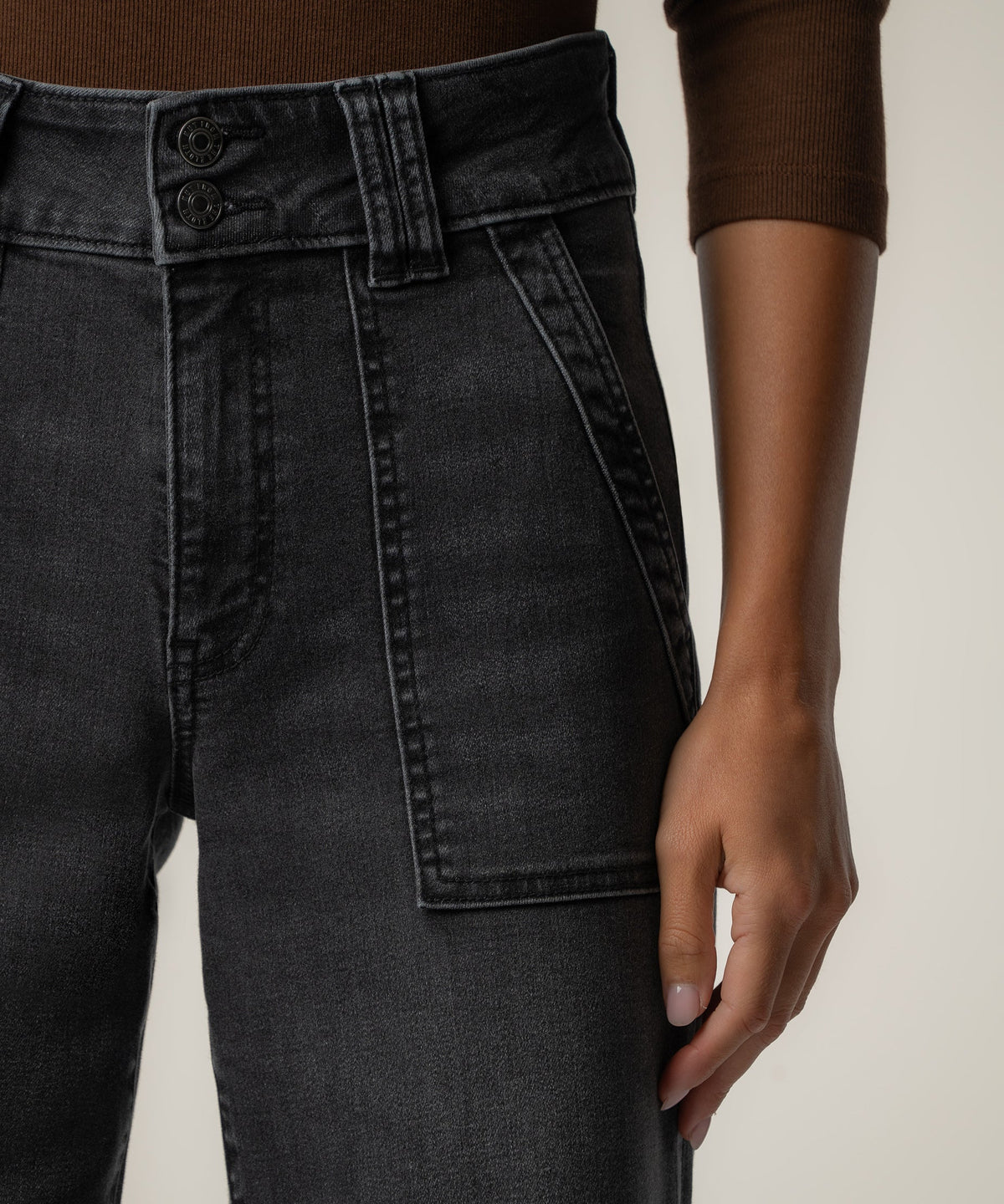 Kut From The Kloth Jodi High Rise Front Pocket (Innocently)