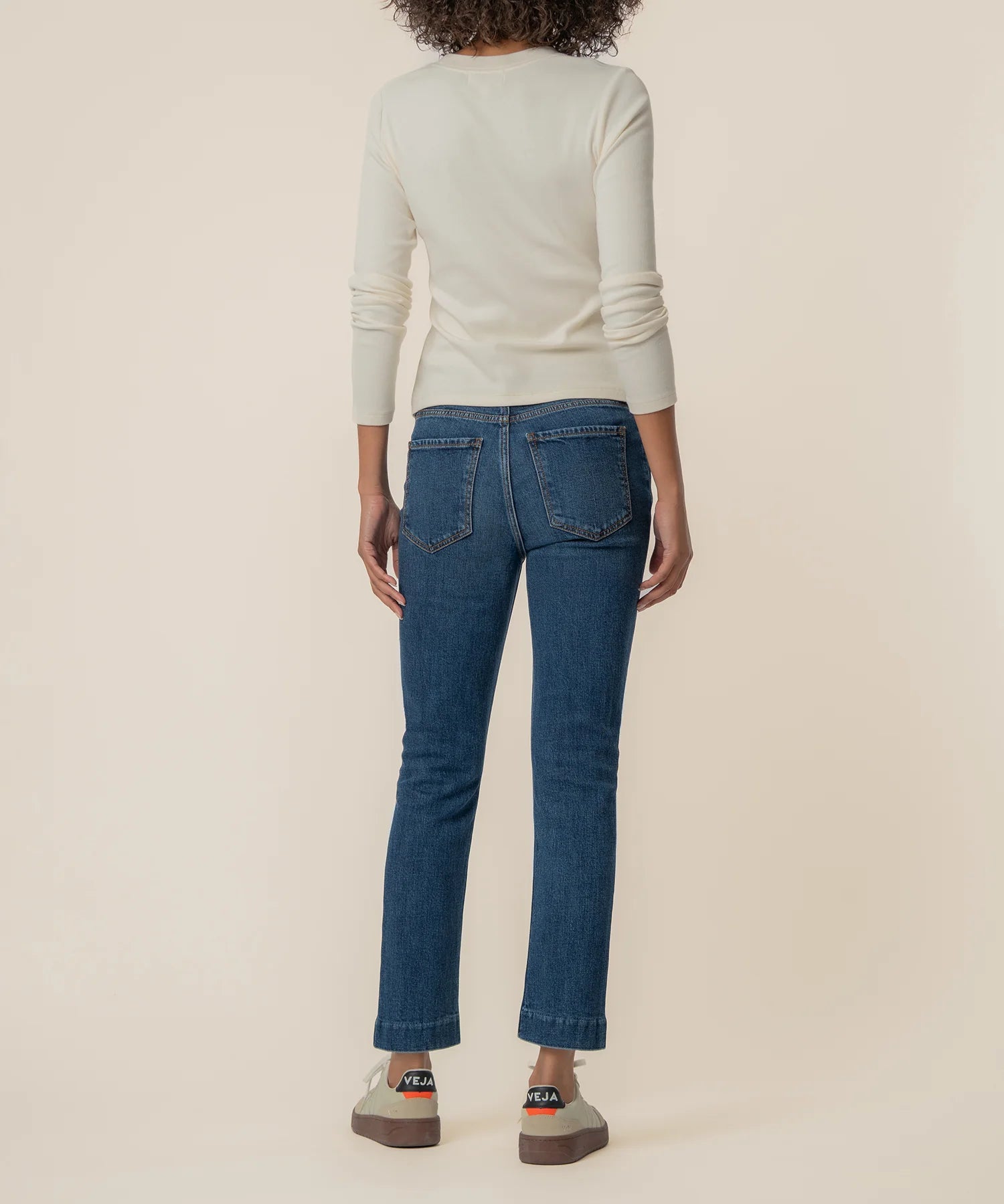 Kut From The Kloth Reese High Rise Ankle Straight Leg Jeans (Ultra Wash)