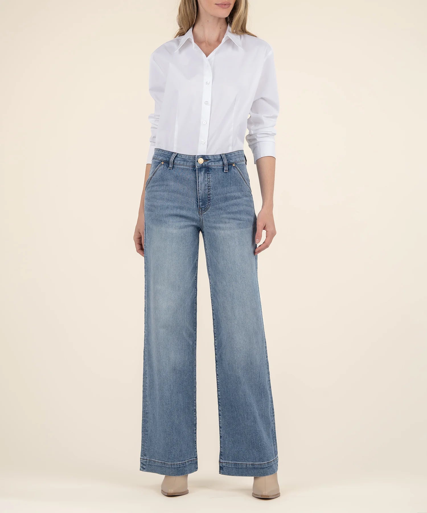 Kut From The Kloth Jodi High Rise Wide Leg (Vital)