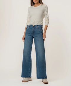 Kut From The Kloth Maya High Rise Wide Leg Jeans (Generous Wash)