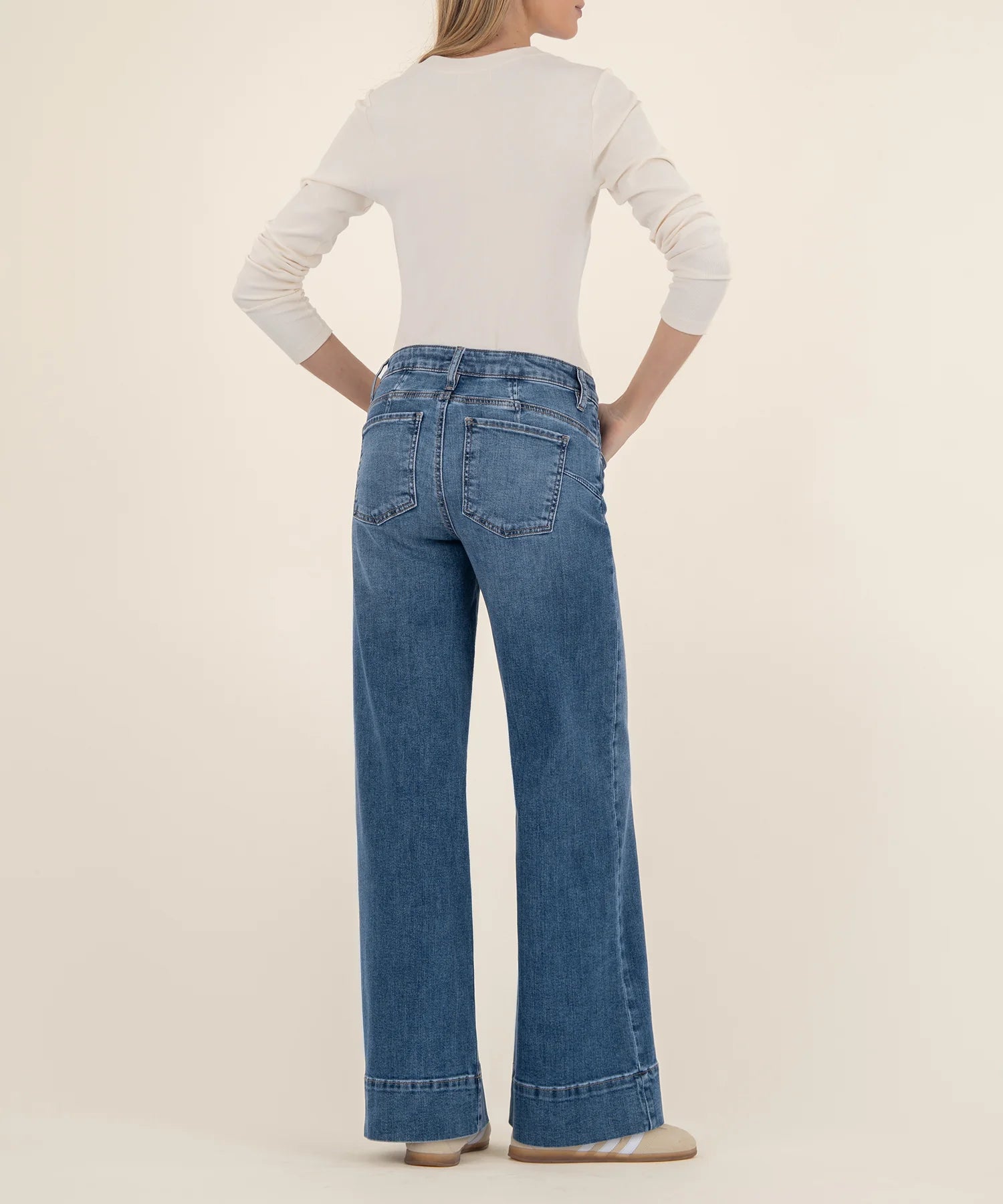 Kut From The Kloth Maya High Rise Wide Leg Jeans (Amuse Wash)