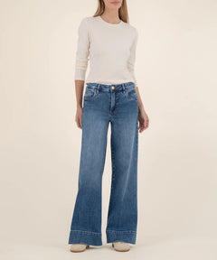 Kut From The Kloth Maya High Rise Wide Leg Jeans (Amuse Wash)