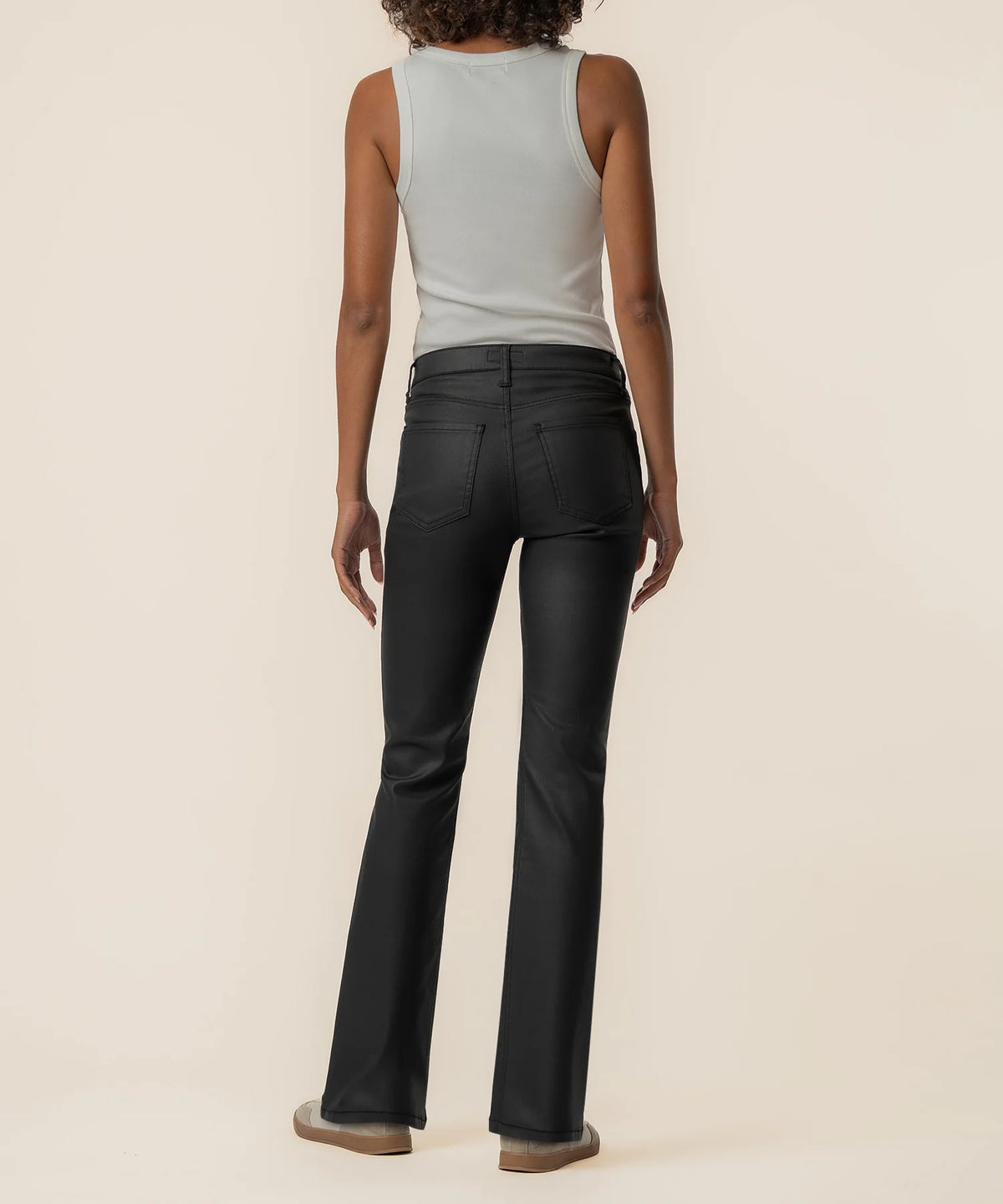 Kut From The Kloth Kelly Kick Flare Coated Denim
