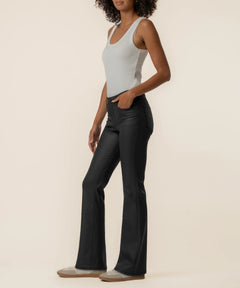 Kut From The Kloth Kelly Kick Flare Coated Denim