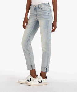 Kut From The Kloth Catherine Mid Rise Boyfriend Jeans (Sentimental Wash)
