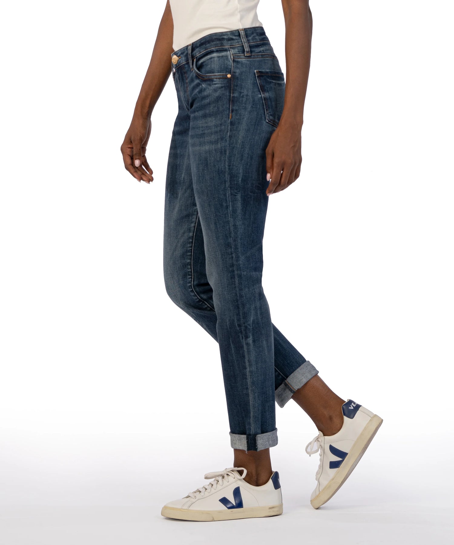 Kut From The Kloth Catherine Mid Rise Boyfriend Jeans (Inspired Wash)