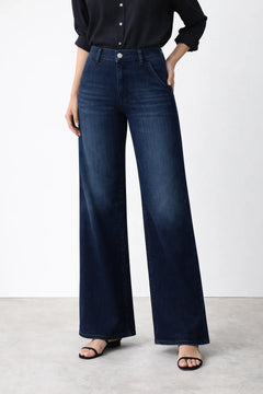 Fidelity Katie Wide Leg Denim Trouser (Cresent)