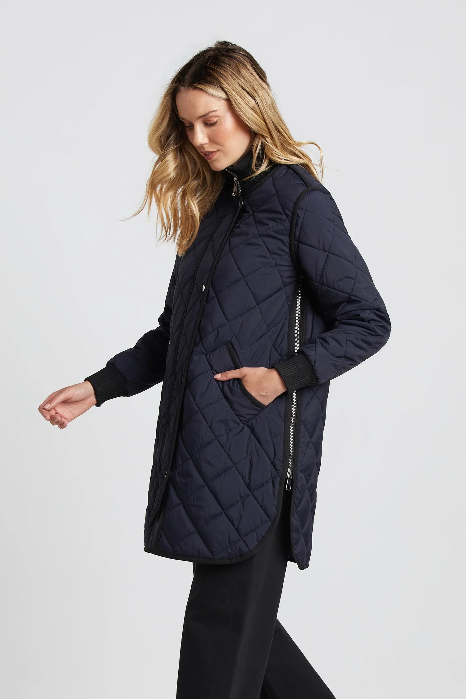 Adroit Atelier Libby Quilted Hooded Coat