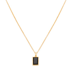 Leah Yard Jasmine Necklace Black Onyx