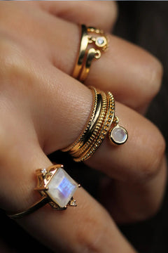 Leah Yard Cleo Ring Moonstone