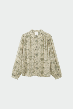 Indi & Cold Chiffon Collared Blouse