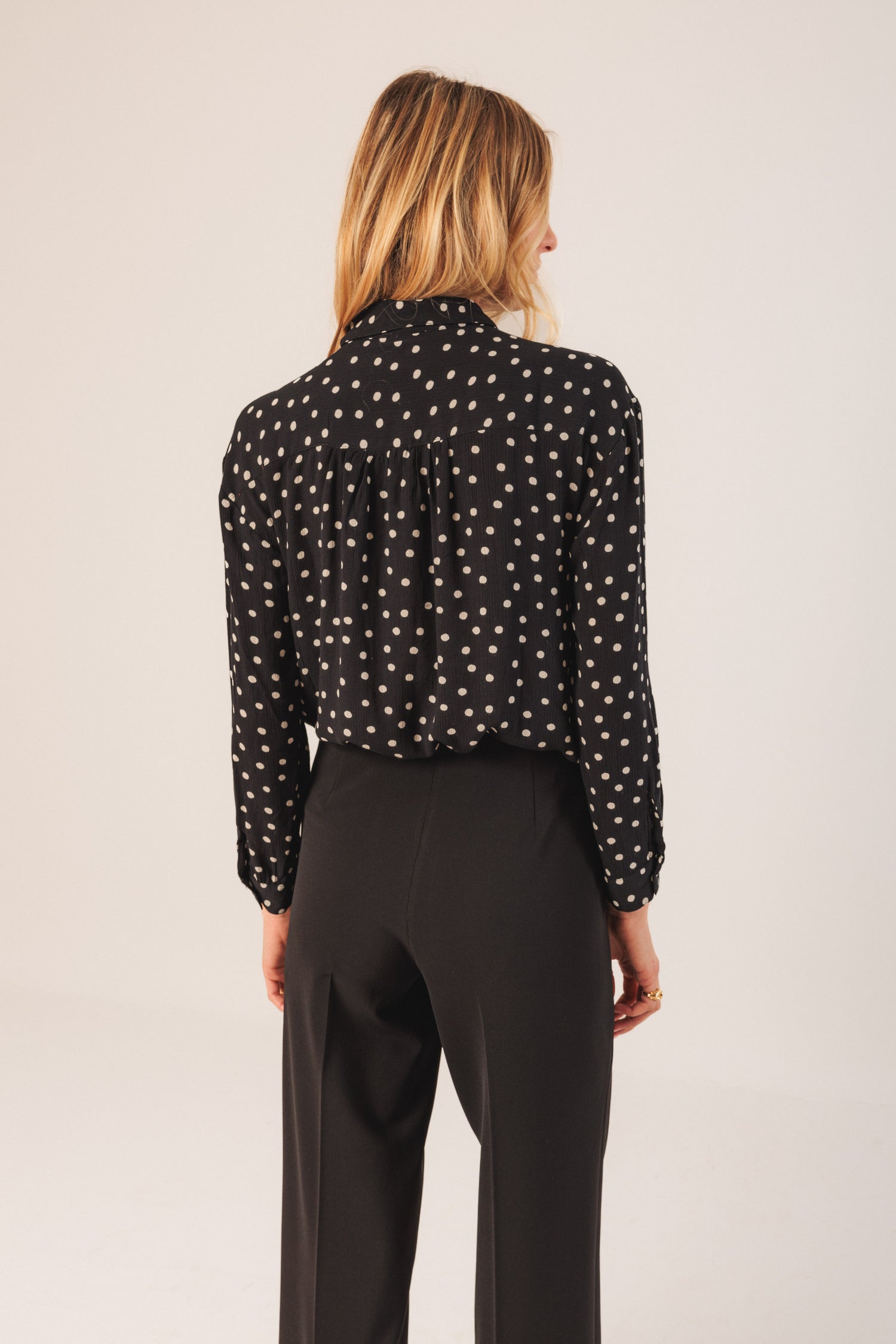 Indi & Cold Bea Dot Print Blouse