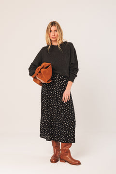 Indi & Cold Morgan Dot Print Skirt