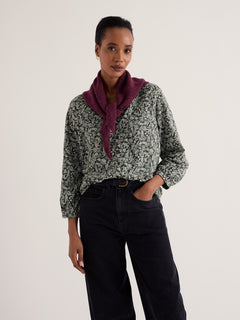 Seasalt Mallow Button Through Jersey Top