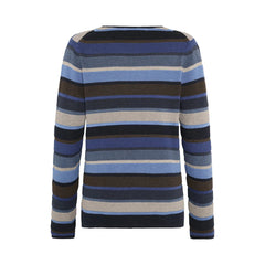 Mansted Matilde Striped Cotton Crewneck Sweater