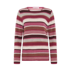 Mansted Matilde Striped Cotton Crewneck Sweater