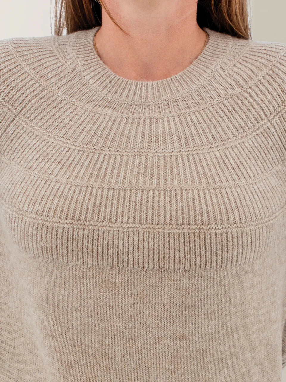 Aventura Mabel Textured Fairisle Crew