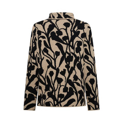 Mansted Nanna Floral Merino Blend Mockneck