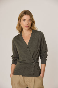 Indi & Cold Multiposition Merino Cardigan