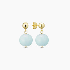 Soï Nora Aqua Marine Courage Earring