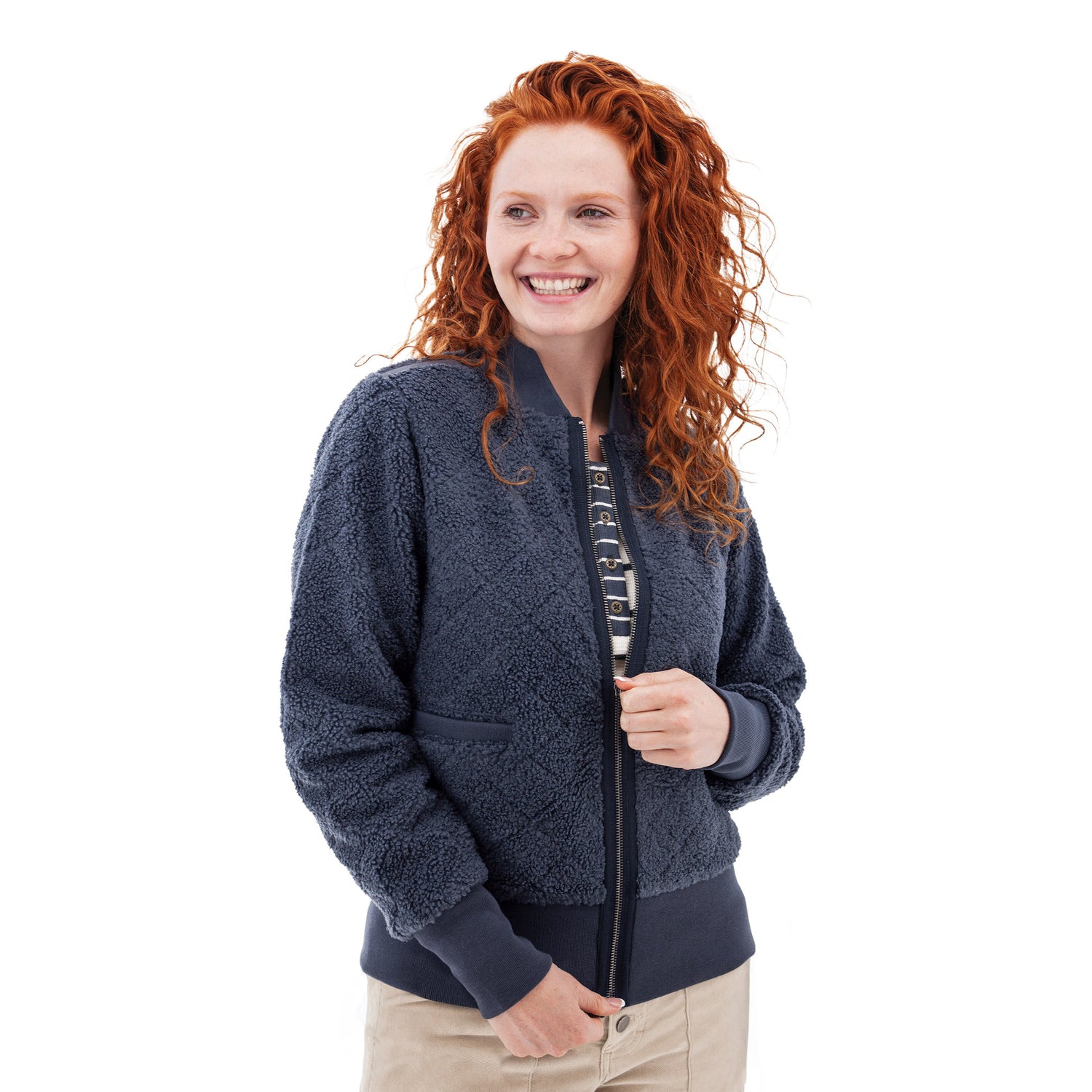 Aventura Solstice Sherpa Bomber Jacket