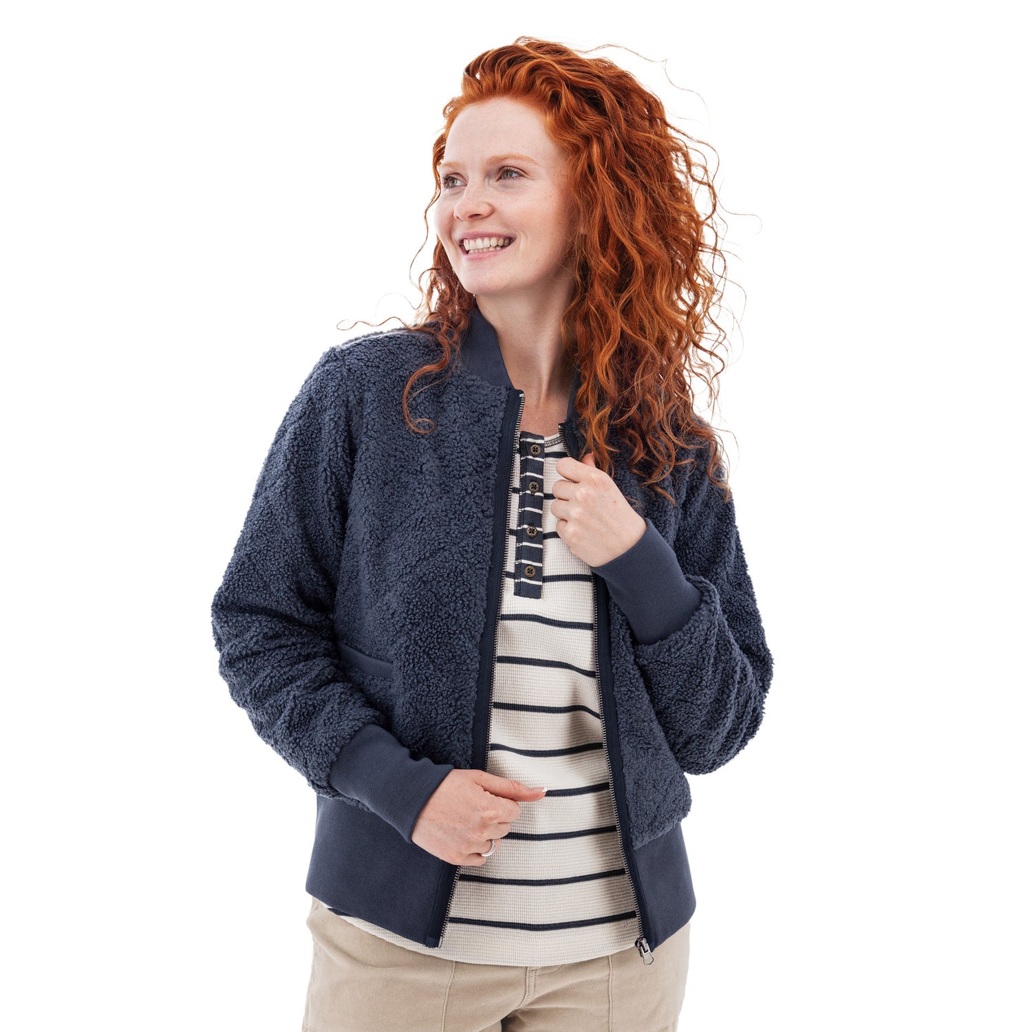 Aventura Solstice Sherpa Bomber Jacket