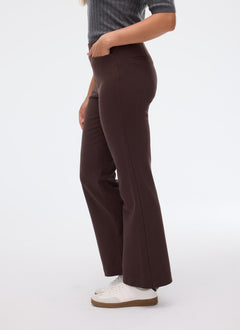 Fig Travel Aelden Flare Leg Pants (Cacao)
