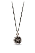 Load image into Gallery viewer, Pyrrha &quot;Butterfly&quot; Talisman Necklace with 16&quot; Fine Curb Chain (1.5mm)