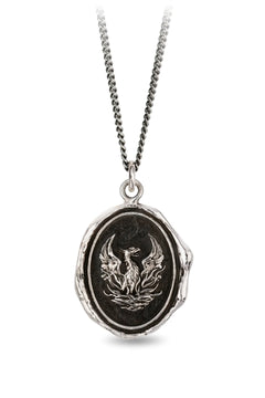 🇨🇦  Pyrrha “Fire Within" Talisman 18" Fine Curb Chain (1.5mm)