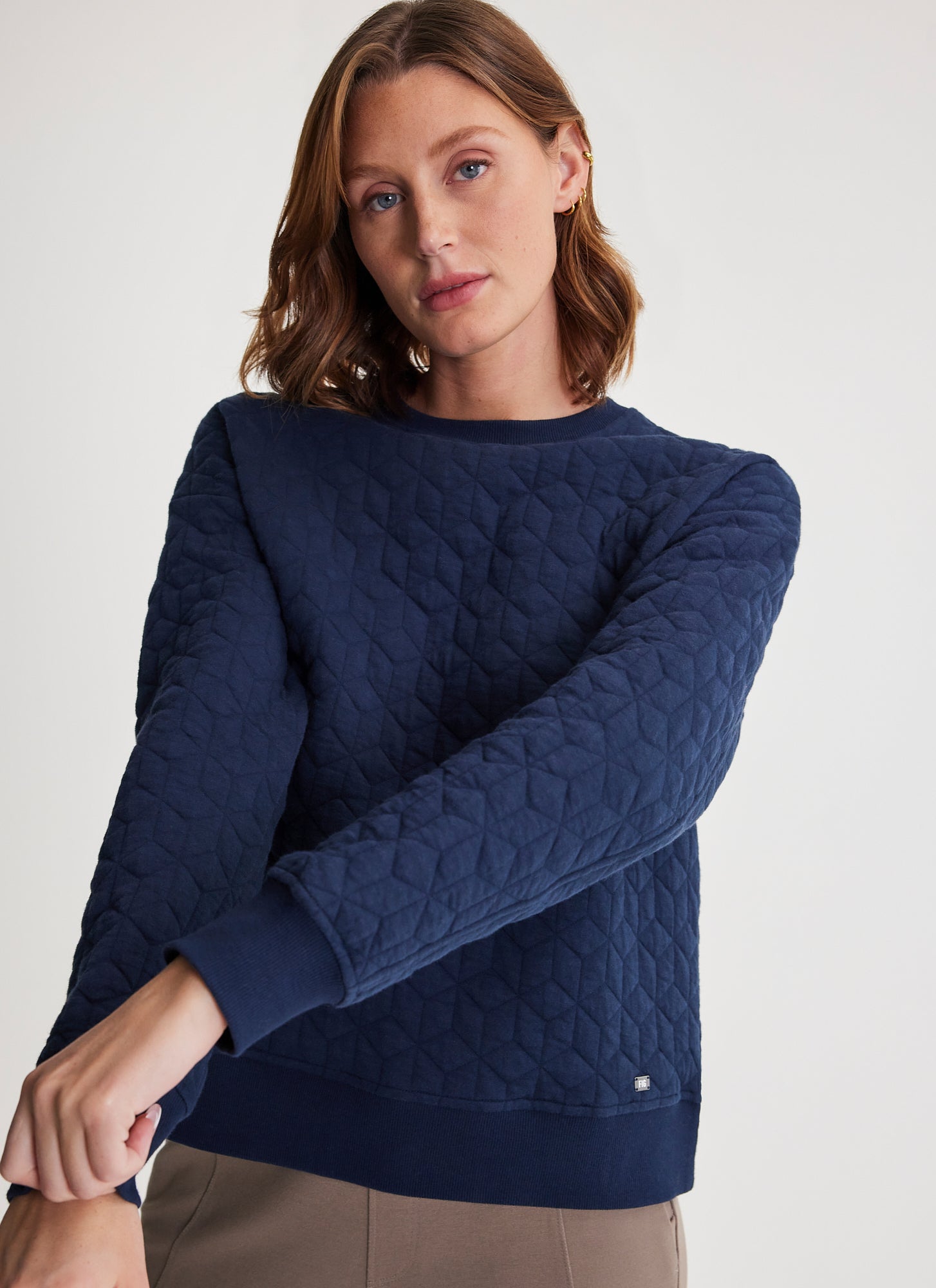 🇨🇦 Fig Chase 2.0 Quilted Sweater