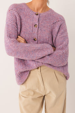 Indi & Cold Crew Neck Cardigan