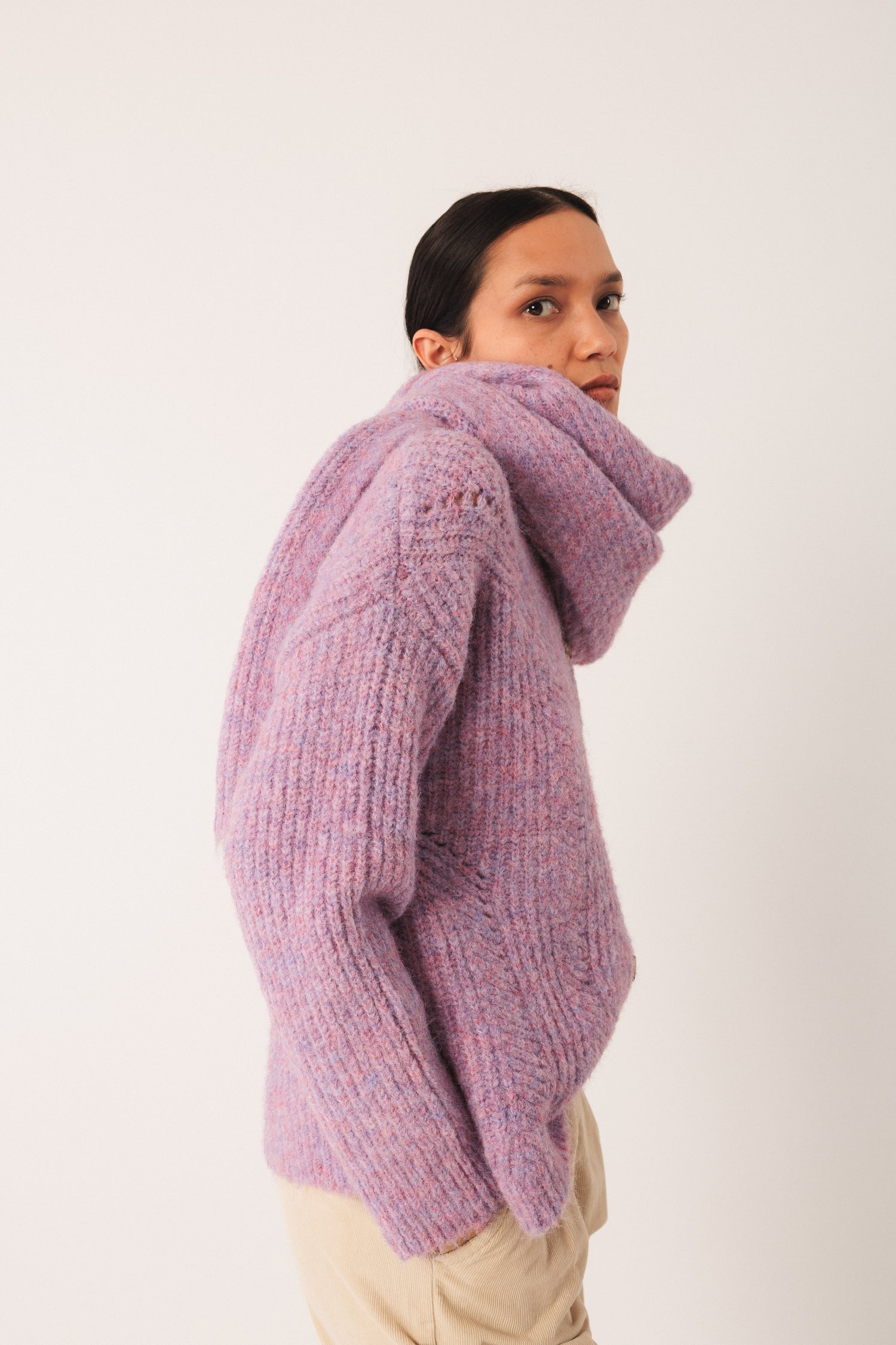 Indi & Cold Crew Neck Cardigan