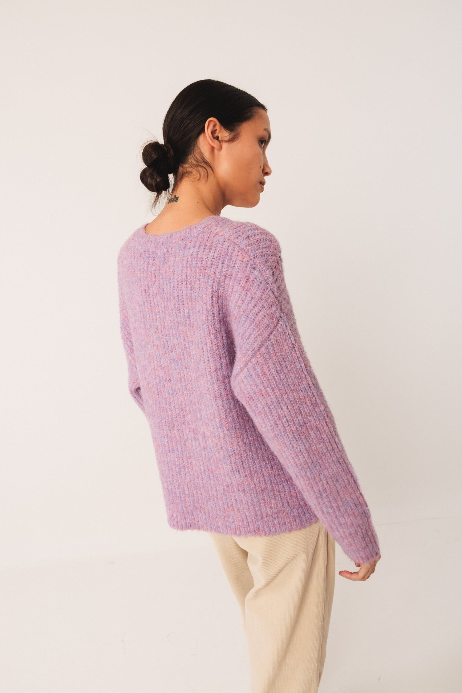 Indi & Cold Crew Neck Cardigan