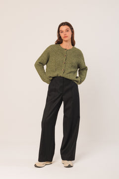 Indi & Cold Crew Neck Cardigan