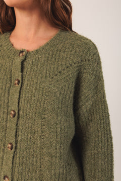 Indi & Cold Crew Neck Cardigan
