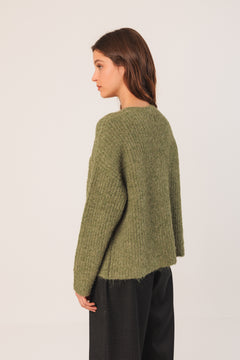 Indi & Cold Crew Neck Cardigan