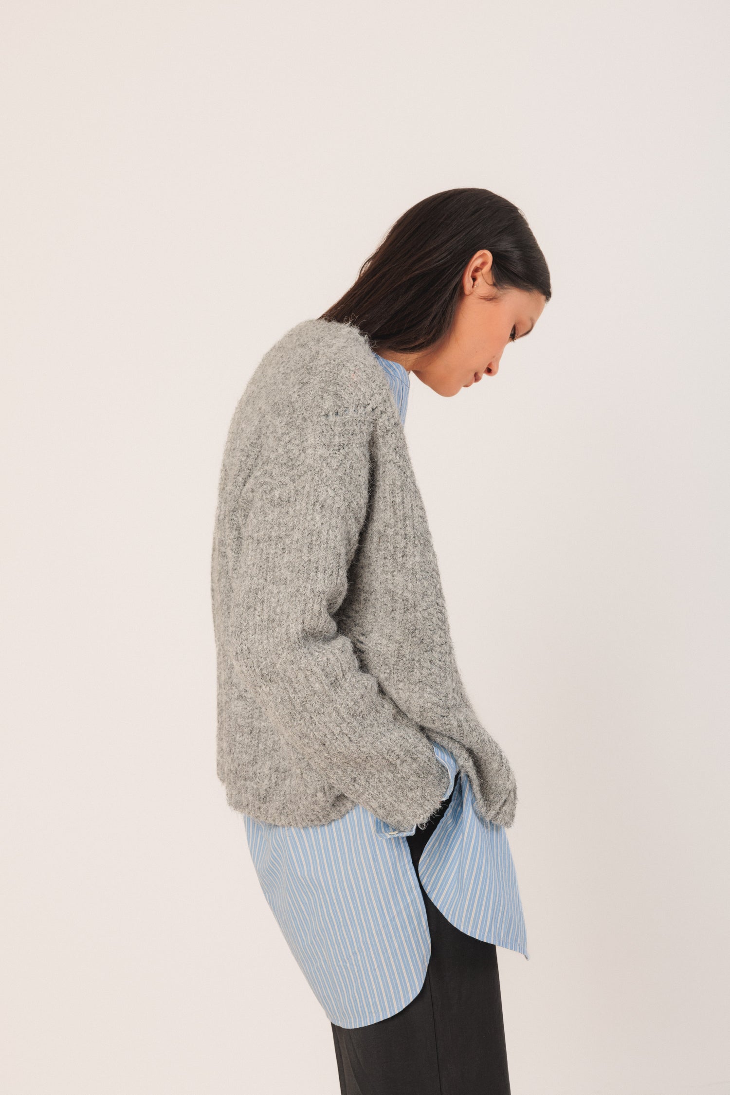 Indi & Cold Crew Neck Cardigan