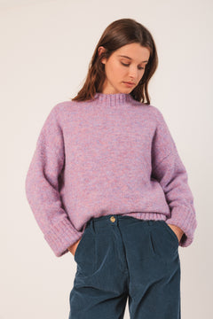 Indi & Cold Mock Neck Sweater