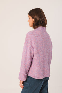 Indi & Cold Mock Neck Sweater