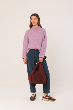 Indi & Cold Mock Neck Sweater
