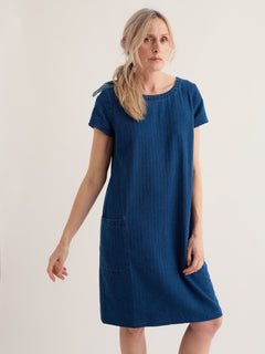 Seasalt Rivercove Denim Shift Dress