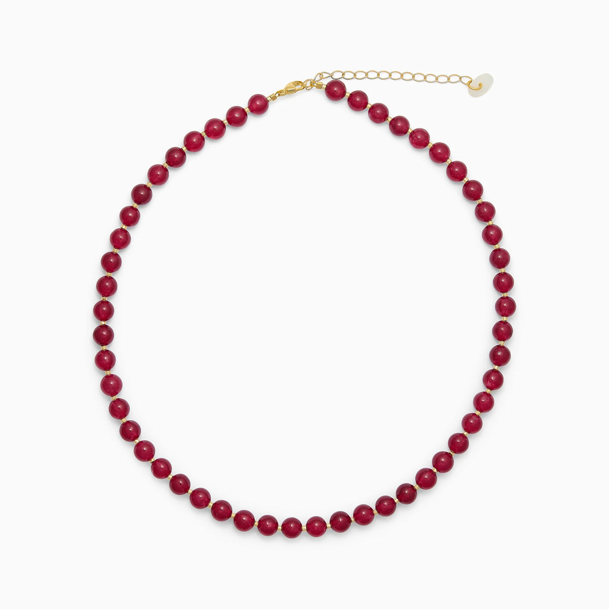 Soï Hailey Red Jade Passion Necklace