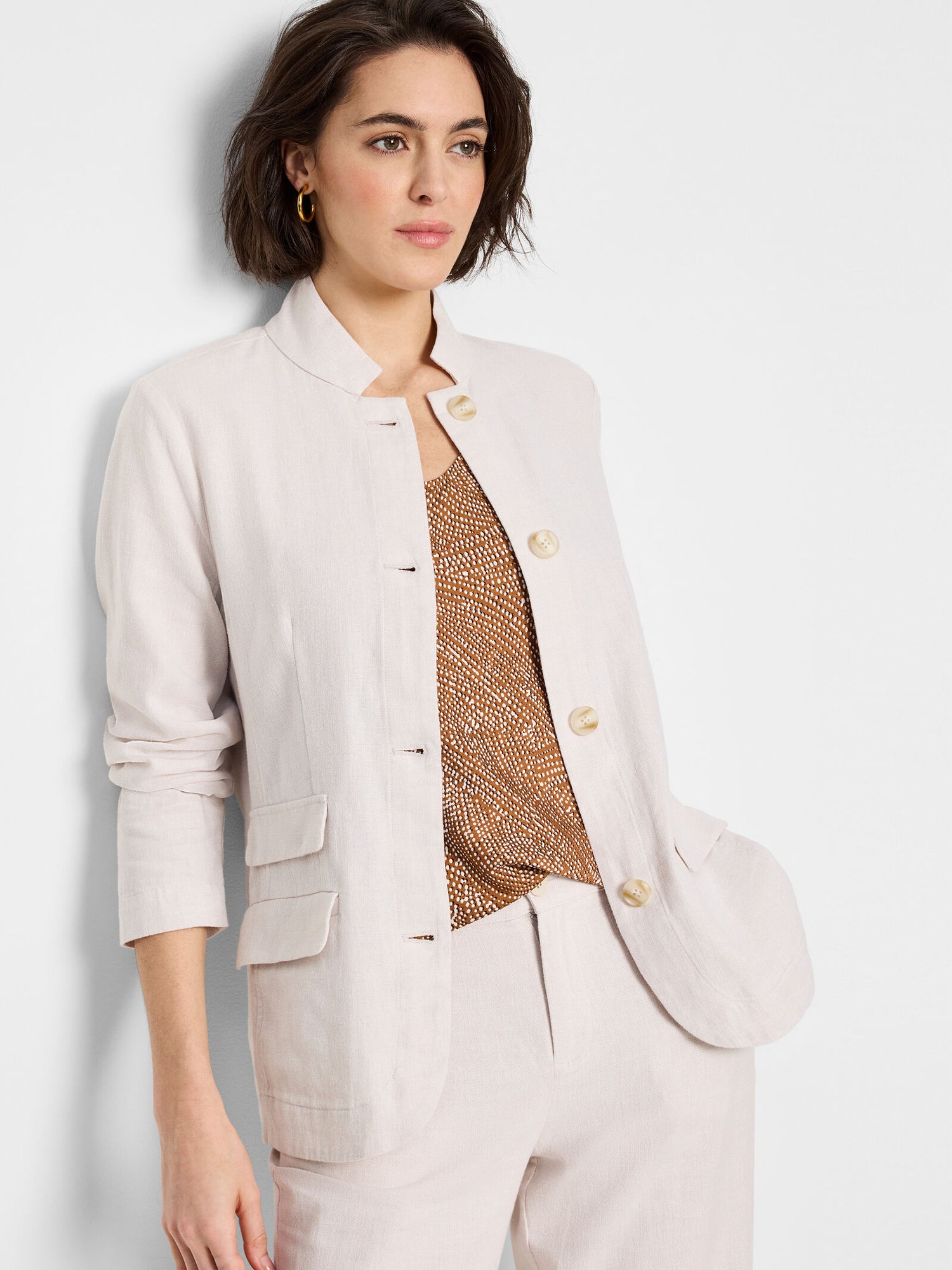 Nic + Zoe Linen Cotton Ava Jacket