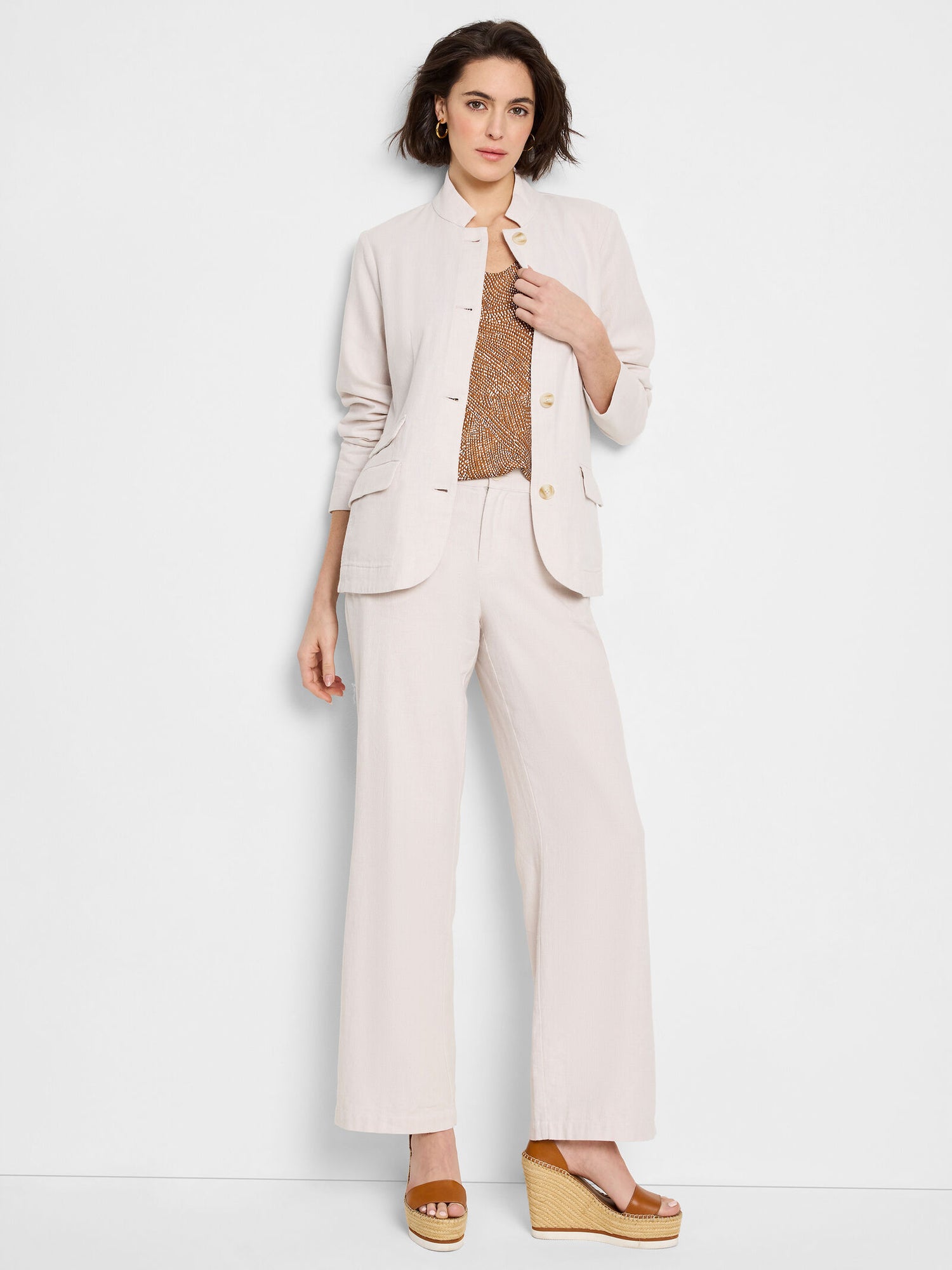 Nic + Zoe Linen Cotton Ava Jacket
