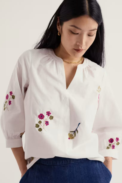 Seasalt Grace Embroidered Top