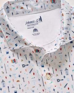 Johnnie-O Performance Jersey Bar Cart Polo Shirt