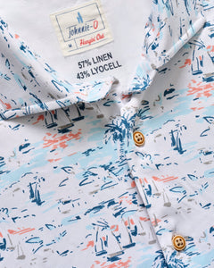 Johnnie-O Making Waves Short Sleeve Hangin' Out Button Up Shirt