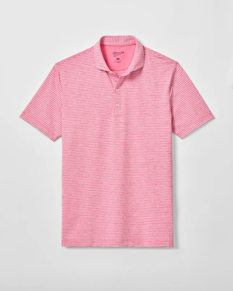 Johnnie-O Seymour Featherweight Stripe Performance Polo