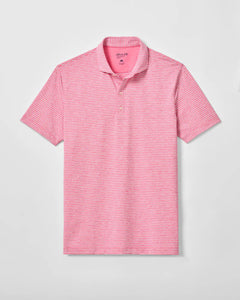 Johnnie-O Seymour Featherweight Stripe Performance Polo